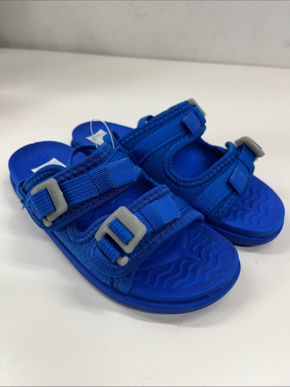 NWT Native Davis Sandals Kids Shoes Victoria Blue Size C13